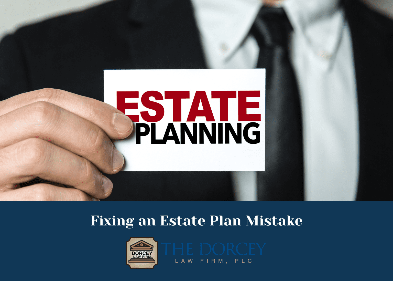 Fixing an Estate Plan Mistake text